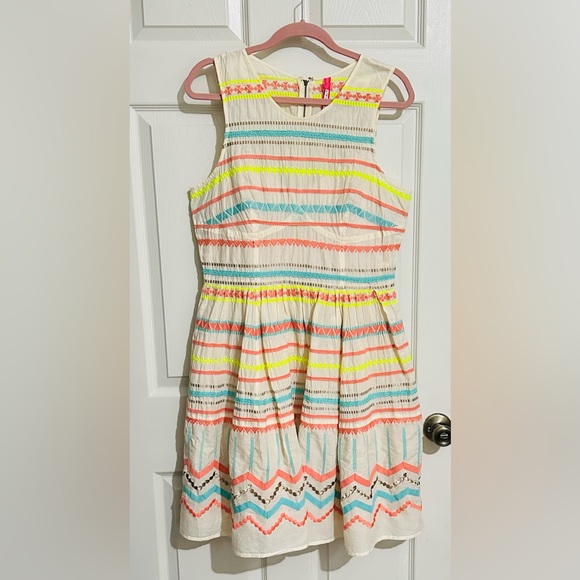 Anthropologie Multicolor Striped Midi Dress - Picture 2 of 9
